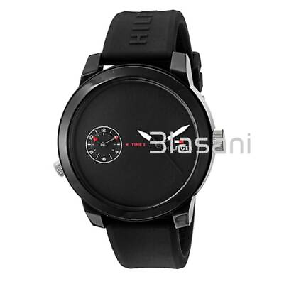 #ad Tommy Hilfiger 1791326 Men#x27;s Black Silicone Band Watch 44mm $115.00