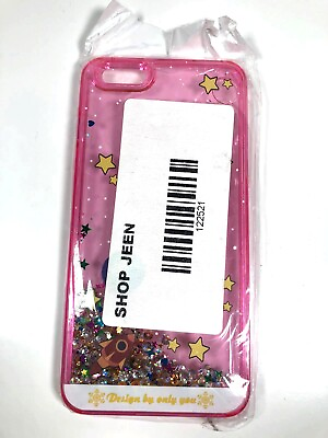#ad iPhone 6 Protective Floating Liquid Glitter Case for Girls Clear Pink $8.99