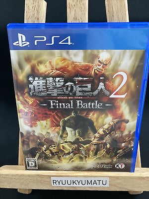 #ad USED PS4 PlayStation 4 Attack on Titan 2 Final Battle JAPANESE $44.65