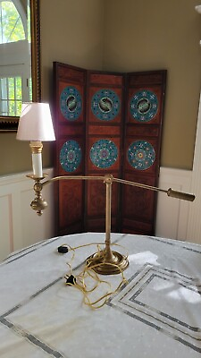 #ad Vintage Heavy Dutruc Rosset French Lamp William Lipton Lighting Table Lamp $1341.99