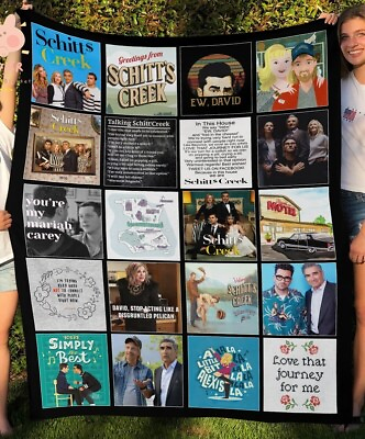 #ad Schitt#x27;s Creek TV Series Blanket TV Series Blanket Rose Family Blanket $69.95