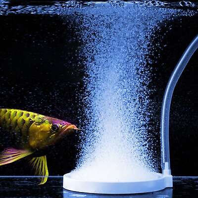 #ad New Silent Aquarium Air Pump Fish Tank Tropical Marine Outlet Valve Accessories $14.08