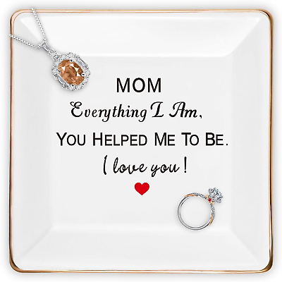 #ad Mothers Day Gifts for MomCeramic Ring Dish Decorative Jewelry Tray Gift for Mot $18.29