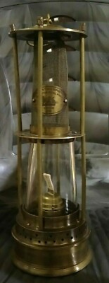 #ad Antique Nautical Brass Minor Lamp Maritime Ship Oil Lantern 10#x27;#x27; $48.47