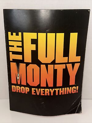 #ad The Full Monty 2000 Broadway Tour Musical Theatre Souvenir Program Cast Insert $29.95