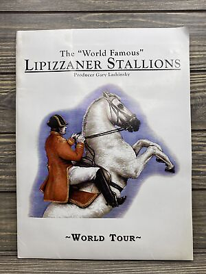 #ad Vintage Press Kit 2001 Lipizzaner Stallions World Tour Gary Lashinsky A2 $65.99