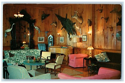 #ad c1960 Rod Gun Club Cottages American Hotel Everglades Colier Florida FL Postcard $29.95