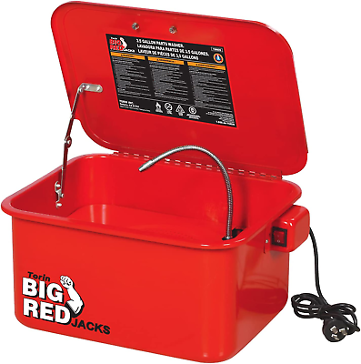 #ad Portable Parts Washer with 110V Electric Pump 3.5gal Fluid Reservoir Garage Shop $319.31