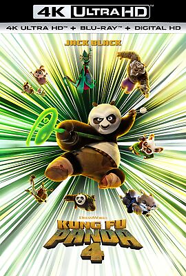 #ad Kung Fu Panda 4 4K UHD Blu ray NEW $29.96