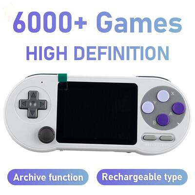 #ad SF2000 3 Inch IPS Built in 6000 Retro Games Portable Handheld Game Console USA $26.11