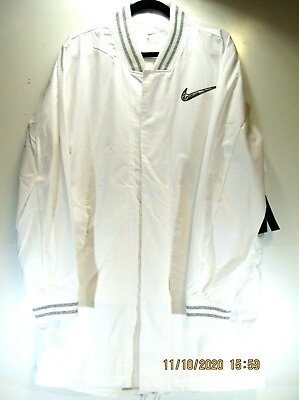 #ad NWT Nike Men#x27;s Superbowl LIV Media Night White Jacket BQ9304 100 msrp $240 sz XL $49.99