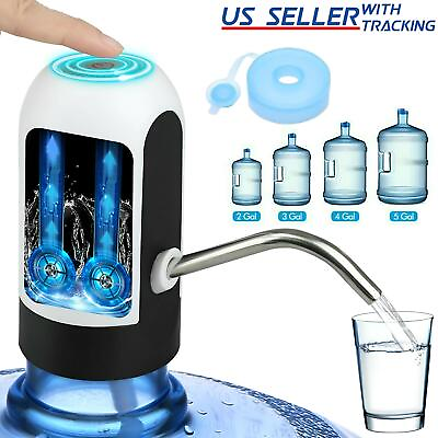 #ad Water Bottle Switch Pump Electric Automatic Universal Dispenser 5 Gallon USB $6.99