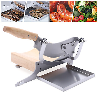 #ad Manual Meat Slicer Frozen Meat Beef Bones Cutter Slicing Machine Stainless Steel $51.87