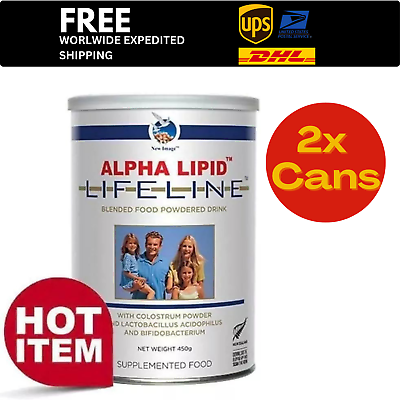 #ad 2 Cans Lifeline Lipid Alpha Colostrum Powder Milk Blended 450g Powdered Drink $125.40