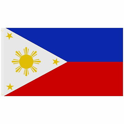#ad 3x5 Philippines Flag Filipino Philipines Country Banner Pennant Indoor Outdoor $6.59