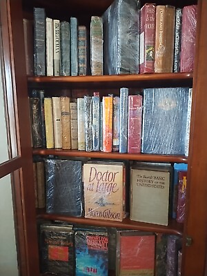 #ad Antique Vintage Hardcovers Lot: Various 10 randomly selected for one price $28.99