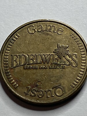 #ad Edelweiss Game Quest Arcade Toke U.S. Dept. Of Defense Owned Hotel Germany #sb1 $14.86
