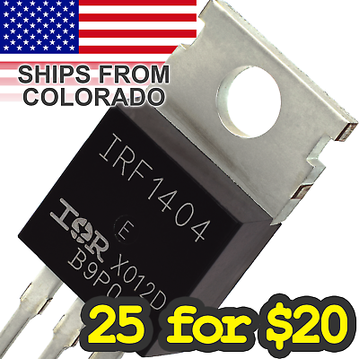 #ad MOSFET IRF1404 40V 162A Transistor for Arduino Pi TTL $8.81