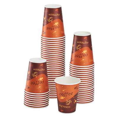 #ad Karat 8oz Paper Hot Cups Coffee 80mm 1000 ct C K508 $58.97
