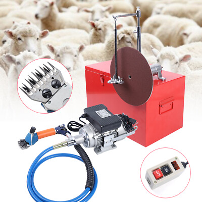 #ad 360° Rotate Electric Shearing Machine Sheep Goats Clipper Single Phase 320W 110V $435.91