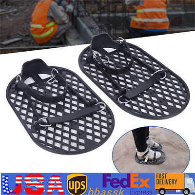 #ad Prevent Slippage Floor Construction Working Shoe Concrete Cement Finishing Shoe $31.41