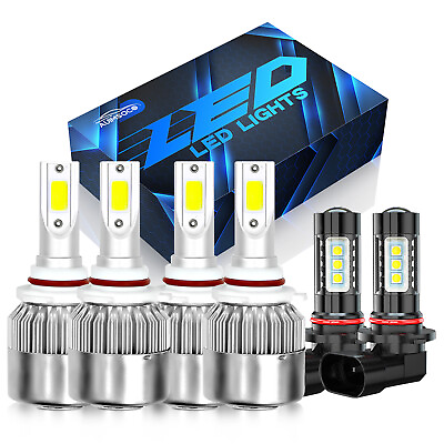#ad 6000K LED Headlight Bulb High Low BeamFog Light For Ford Expedition 2003 2006 $39.99