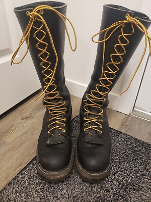 #ad Whites Boots Spokane 11 1 2 EE Lineman 16 Inch Tops Smokejumpers Steel Toes $525.00