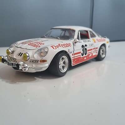 #ad Burago Alpine A110 1 16 Diecast Made in Italy Shell Livery Mondiale Bosch GBP 12.99