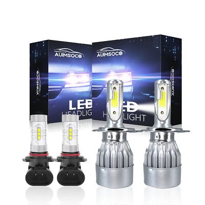 #ad For Toyota Tacoma Cab Pickup 2005 2011 LED Headlight High LOW Fog Light Bulbs 4x $29.99