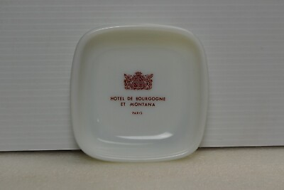 #ad Opalex ashtray dish hotel de bourgogne paris france vintage rare $39.95