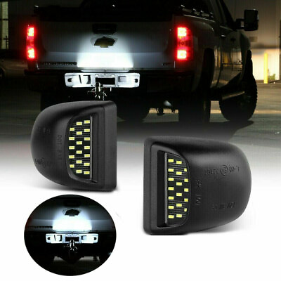 #ad LED License Plate Tag Light Lamp For Chevy Silverado 1500 2500 3500 1999 2013 $7.49
