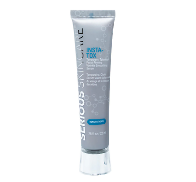 #ad Serious Skincare Insta Tox Wrinkle Smoothing Serum 0.75 oz 22ml Instatox NIB $23.50