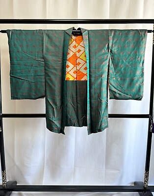 #ad Vintage Japanese Kimono Jacket Antique Kimono Jacket $88.00