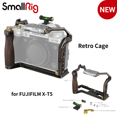 #ad SmallRig X T5 Retro Cage for FUJIFILM X T5 with Hot Shoe Cover w a Bubble Level $119.00