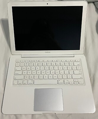 #ad Apple MacBook A1181 13 inch Laptop MC240LL A May 2009 White Laptop $51.95