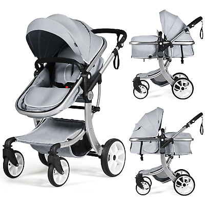 #ad Babyjoy Baby 2 in 1 Stroller High Landscape Infant Stroller w Reversible Seat $165.95
