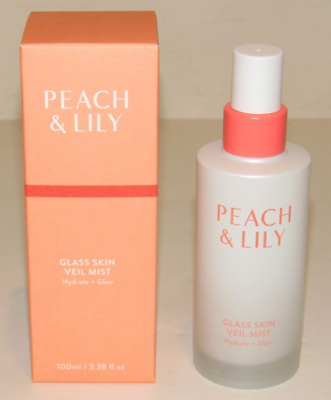 #ad Peach amp; Lily Glass Skin VEIL MIST 3.38 Oz 100 mL Full Size NIB Hydrate Glow $28.90