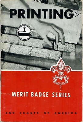 #ad Printing Merit Badge Pamphlet 1954 March Printing 2M354 $9.99