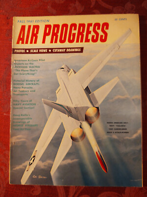 #ad AIR PROGRESS magazine Fall 1961 Douglas Rolfe Aviation Year by Year Boeing Story $19.20
