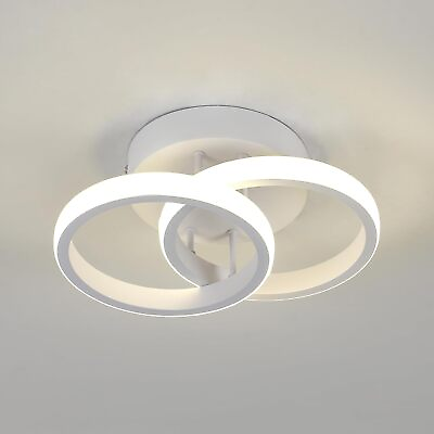 #ad Ceiling Light 4500K Neutral Light Round Modern Ceiling Light Fixtures Acrylic $48.98