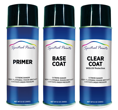 #ad For Mercury TV Midnight Gray Met. Aerosol Paint Primer amp; Clear Compatible $62.99