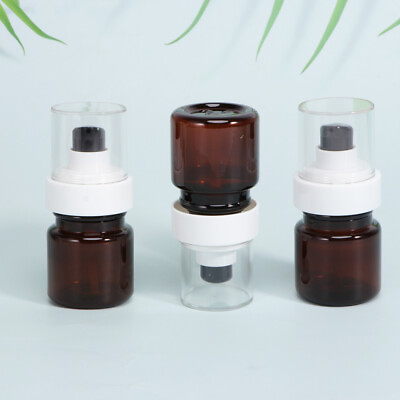 #ad 3 Pcs Empty Pump Bottle Mini Oil Air Travel Containers Essence $11.59