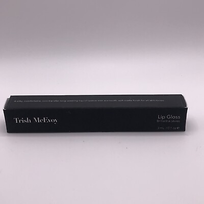 #ad Trish McEvoy Lip Gloss Matte Full Size 3 mL .1 oz Shade *MATTE NUDE* Boxed $15.99