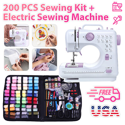 #ad Portable Sewing Machine Electric Crafting Mending Machine 12 Stitchesamp;Backstitch $39.98