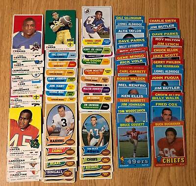 #ad Vintage Topps Football Lot Of 92 1968 1970 Barney Renfro Hayes Lower Grade $45.95
