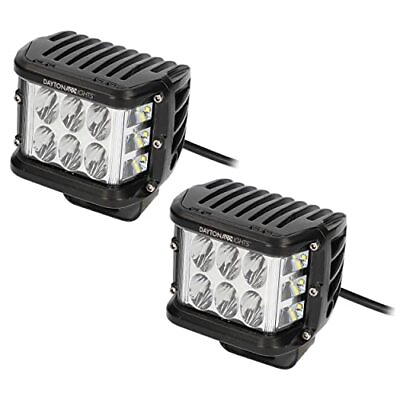 #ad Metra Dual Row Cube Lights 140 Degree Dual Zone 12 Led Dl Cl3 $738.44