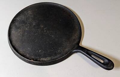 #ad Vintage Antique VICTORIA Cast Iron Frying Pan 10quot;D Skillet $14.95