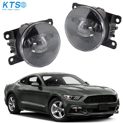 #ad LED Front Bumper Clear Fog Lights Lamp Fit For 2015 2017 Ford Mustang RightLeft $31.11