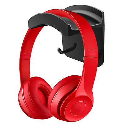 #ad Headphone Stand Headset Holder Adhesive Gaming Headphone Hanger Hook Desk Mount $11.61