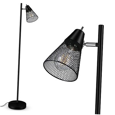 #ad BoostArea Industrial Floor LampStanding LampModern Floor Single Light black $37.31